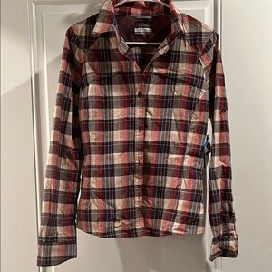Columbia Omni shade sun protection Plaid Button-Up Shirt